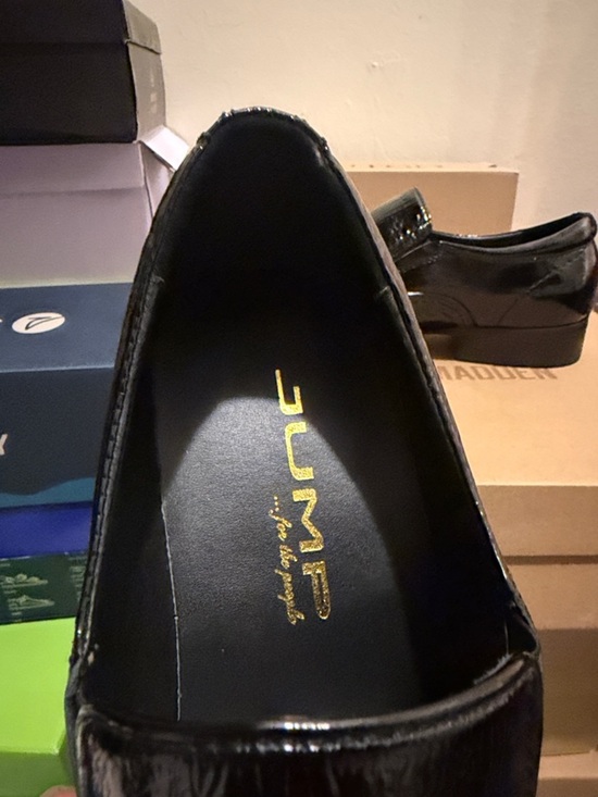 Classic Black Patent Leather Slip-On Loafers